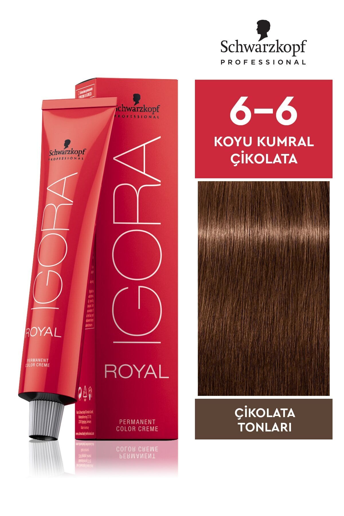 SCHWARZKOPF PROFESSIONAL IGORA ROYAL SAÇ BOYASI 60 gr 6-6